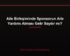 Aile Birleşiminde Sponsorun Aile Yardımı Alması Gelir Sayılır mı?