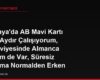 Almanya'da AB Mavi Kartı ile 33 Aydır Çalışıyorum, B1 Seviyesinde Almanca Belgem de Var, Süresiz Oturuma Normalden Erken Başvurabilir miyim?