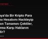 Almanya'da Bir Kripto Para Borsası Hesabımı Hackleyip Paramın Tamamını Çektiler, Platforma Karşı Haklarım Nelerdir?