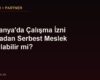 Almanya'da Çalışma İzni Olmadan Serbest Meslek Yapılabilir mi?