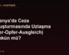 Almanya'da Ceza Kovuşturmasında Uzlaşma (Täter-Opfer-Ausgleich) Mümkün mü?