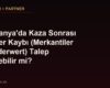 Almanya'da Kaza Sonrası Değer Kaybı (Merkantiler Minderwert) Talep Edilebilir mi?