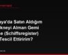 Almanya'da Satın Aldığım Bir Tekneyi Alman Gemi Siciline (Schiffsregister) Nasıl Tescil Ettiririm?