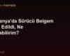 Almanya'da Sürücü Belgem İptal Edildi, Ne Yapabilirim?