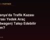 Almanya'da Trafik Kazası Sonrası Yedek Araç (Mietwagen) Talep Edebilir miyim?