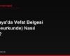 Almanya'da Vefat Belgesi (Sterbeurkunde) Nasıl Alınır?