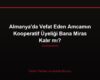 Almanya'da Vefat Eden Amcamın Kooperatif Üyeliği Bana Miras Kalır mı?