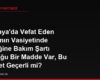 Almanya'da Vefat Eden Babamın Vasiyetinde Köpeğine Bakım Şartı Koştuğu Bir Madde Var, Bu Vasiyet Geçerli mi?