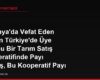 Almanya'da Vefat Eden Eşimin Türkiye'de Üye Olduğu Bir Tarım Satış Kooperatifinde Payı Varmış, Bu Kooperatif Payı Miras Yoluyla Bana Geçer mi?