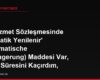 Bir Hizmet Sözleşmesinde 'Otomatik Yenilenir' (Automatische Verlängerung) Maddesi Var, Fesih Süresini Kaçırdım, Bir Yıl Daha Bağlı Kalmak Zorunda mıyım?