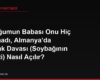 Çocuğumun Babası Onu Hiç Tanımadı, Almanya'da Babalık Davası (Soybağının Tespiti) Nasıl Açılır?