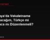 Almanya'da Vekaletname Çıkartacağım, Türkçe mi Almanca mı Düzenlenmeli?