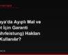 Almanya'da Ayıplı Mal ve Hizmet İçin Garanti (Gewährleistung) Hakları Nasıl Kullanılır?