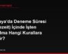 Almanya'da Deneme Süresi (Probezeit) İçinde İşten Çıkarılma Hangi Kurallara Tabidir?