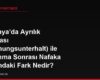 Almanya'da Ayrılık Nafakası (Trennungsunterhalt) ile Boşanma Sonrası Nafaka Arasındaki Fark Nedir?