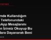 İşyerimde Kullandığım Şirket Telefonundaki WhatsApp Mesajlarımı İşveren İzinsiz Okuyup Bu Mesajlara Dayanarak Beni İşten Çıkardı, Bu Delil Kullanılabilir mi?