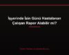 İşyerinde İzin Günü Hastalanan Çalışan Rapor Alabilir mi?