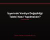 İşyerinde Vardiya Değişikliği Talebi Nasıl Yapılmalıdır?