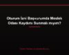Oturum İzni Başvurumda Meslek Odası Kaydımı Sunmalı mıyım?