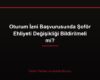 Oturum İzni Başvurusunda Şoför Ehliyeti Değişikliği Bildirilmeli mi?