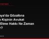 Almanya'da Gözaltına Alınan Kişinin Avukat Talep Etme Hakkı Ne Zaman Başlar?