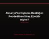 Almanya'da Diploma Denkliğim Reddedilirse İtiraz Edebilir miyim?