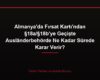 Almanya'da Fırsat Kartı'ndan §18a/§18b'ye Geçişte Ausländerbehörde Ne Kadar Sürede Karar Verir?