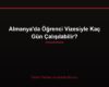 Almanya'da Öğrenci Vizesiyle Kaç Gün Çalışılabilir?