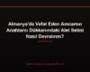 Almanya'da Vefat Eden Amcamın Anahtarcı Dükkanındaki Alet Setini Nasıl Devralırım?