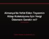 Almanya'da Vefat Eden Teyzemin Kitap Koleksiyonu İçin Vergi Ödemem Gerekir mi?