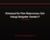 Almanya'da Vize Başvurusu İçin Hangi Belgeler Gerekir?