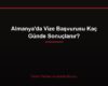 Almanya'da Vize Başvurusu Kaç Günde Sonuçlanır?