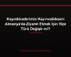 Kayınbiraderimin Kayınvalidesini Almanya'da Ziyaret Etmek İçin Vize Türü Değişir mi?