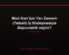 Mavi Kart İçin Yarı Zamanlı (Teilzeit) İş Sözleşmesiyle Başvurabilir miyim?