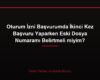 Oturum İzni Başvurumda İkinci Kez Başvuru Yaparken Eski Dosya Numaramı Belirtmeli miyim?