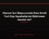 Oturum İzni Başvurumda Kısa Süreli Yurt Dışı Seyahatlerimi Bildirmem Gerekir mi?