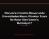 Oturum İzni Uzatma Başvurumda Üniversiteden Mezun Olduktan Sonra Ne Kadar Süre İçinde İş Bulmalıyım?