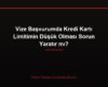 Vize Başvurumda Kredi Kartı Limitimin Düşük Olması Sorun Yaratır mı?
