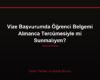 Vize Başvurumda Öğrenci Belgemi Almanca Tercümesiyle mi Sunmalıyım?