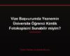 Vize Başvurumda Yeznemin Üniversite Öğrenci Kimlik Fotokopisini Sunabilir miyim?