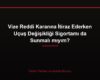 Vize Reddi Kararına İtiraz Ederken Uçuş Değişikliği Sigortamı da Sunmalı mıyım?
