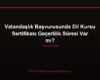 Vatandaşlık Başvurusunda Dil Kursu Sertifikası Geçerlilik Süresi Var mı?