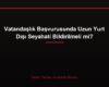Vatandaşlık Başvurusunda Uzun Yurt Dışı Seyahati Bildirilmeli mi?