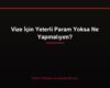 Vize İçin Yeterli Param Yoksa Ne Yapmalıyım?