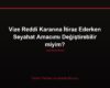 Vize Reddi Kararına İtiraz Ederken Seyahat Amacımı Değiştirebilir miyim?
